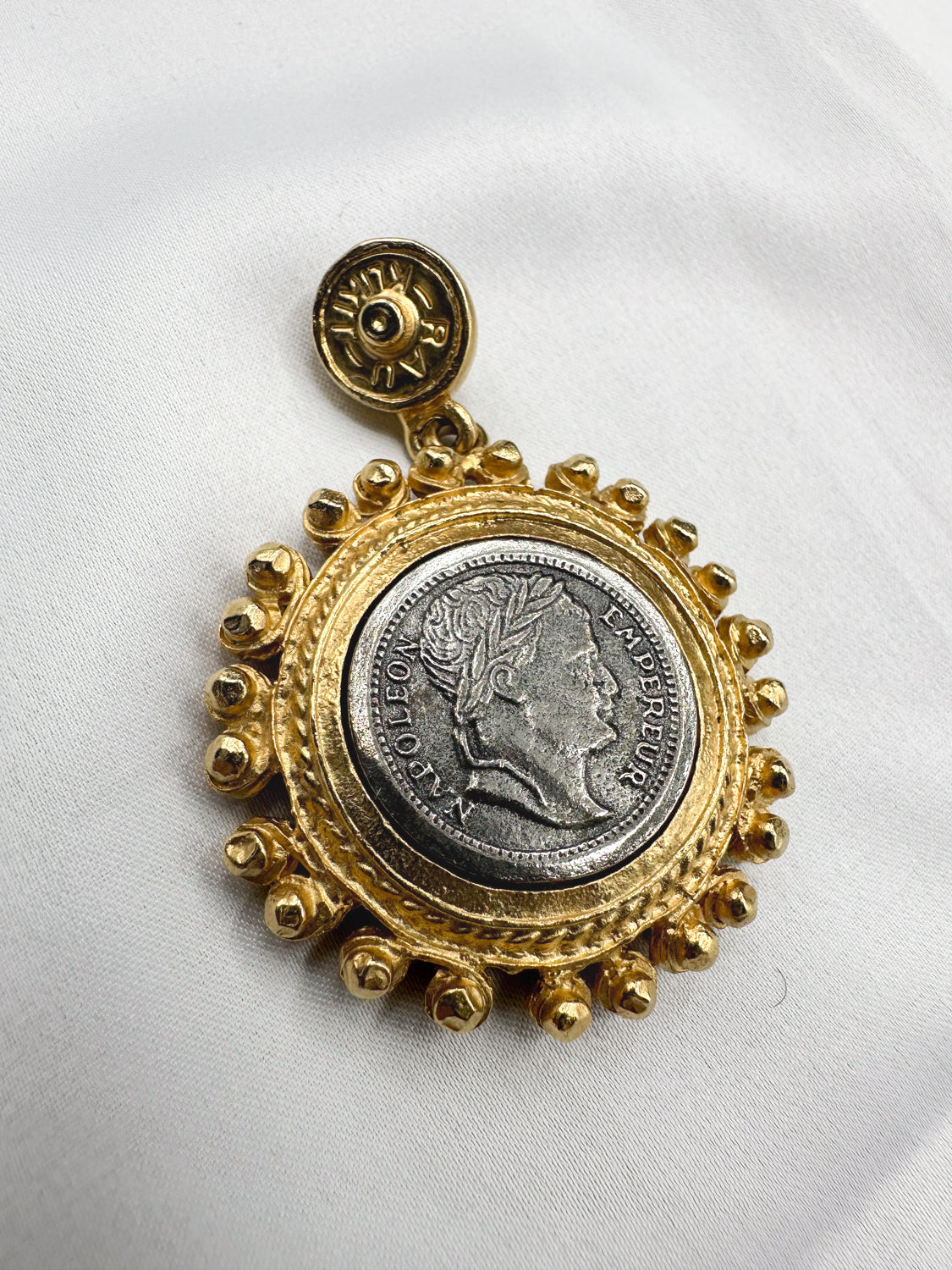 Vintage Rau Klikit Napolean Empereur Coin Pendant